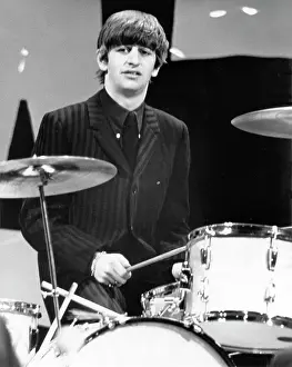 Famous Drummers Of The 60s Prints: Performing