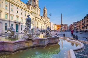 Travel imagery/unesco world heritage/piazza navona rome lazio italy Travel imagery/unesco world heritage/piazza navona rome lazio italy