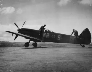 Spitfire Aircraft Prints: Advanced Training