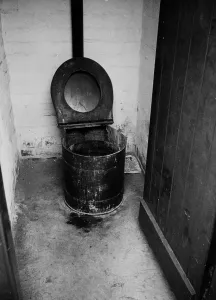 Vintage School Photos Prints: Basic Bathroom