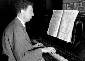Portrait Of A Pianist Prints: Benjamin Britten