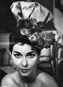 Retro Black And White Photography Prints: Bow Hat