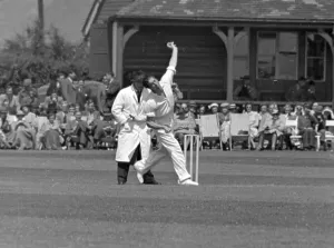 Vintage Cricket Images UK Prints: Bowled Over