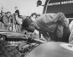 Vintage Racing Cars UK Prints: BRM Engine