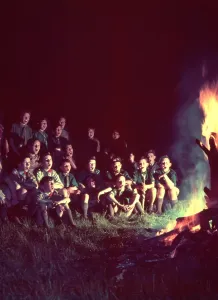 Campfire Scene Prints: Camp-Fire