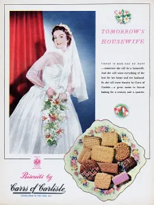 Vintage Biscuit Advertisement Prints: Carr's Biscuits
