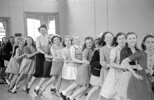 Framed Print : Conga Dancing Print, 1948 Framed Print : Conga Dancing Print, 1948
