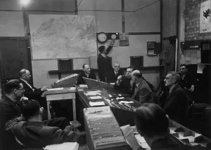 British Home Front During WWII Prints: Control Centre