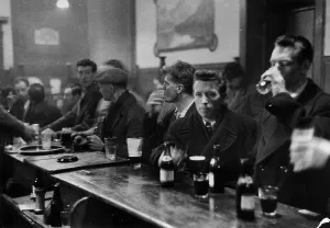 European Beer Culture Prints: Drinking Men