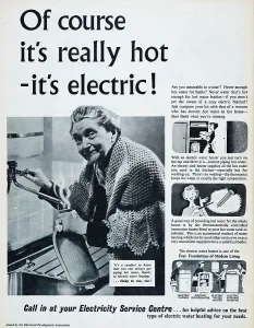 Retro Kitchen Appliances Prints: Electrical Development Association