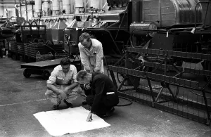 Industrial Landscape Prints: Factory Workers