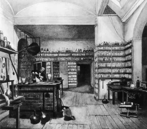 Michael Faraday Prints: Faraday At Work