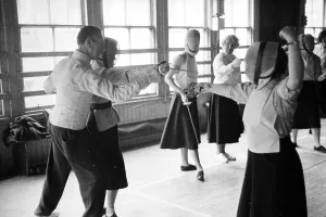 Recreational Activities Europe Prints: Fencing Class