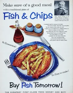 Traditional British Cuisine Prints: Fish And Chips