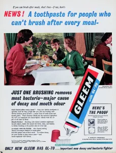 Classic British Trains Prints: Gleem Toothpaste