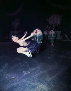 Vintage Ice Skating Photos Prints: Ice Dancer