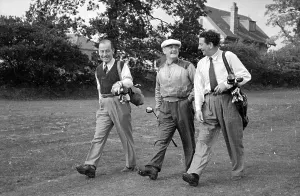 Black And White Golf Images Prints: Golfing Sid