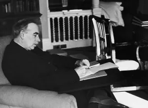 John Maynard Keynes Prints: Keynes At Work