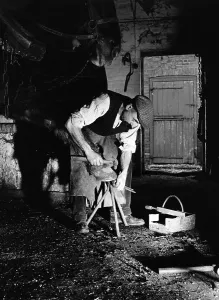 Blacksmith At Work Prints: Blacksmith At Work