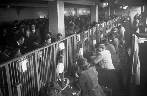 London Stadium Prints: Gambling Queue