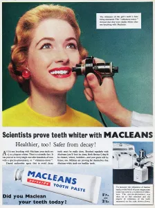 Vintage Toothpaste Ads Prints: Macleans Tooth Paste
