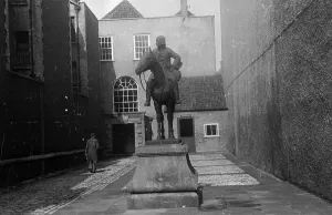 Black And White Landscape Photo Prints: Methodist Statue