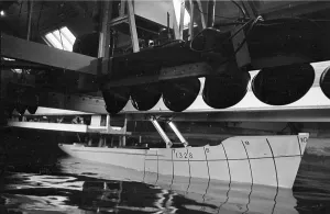 Black And White Shipyard Photos Prints: Model Trawler