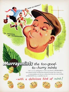 Vintage Food Advertising Prints: Murraymints