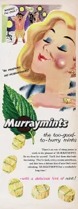 Vintage Food Packaging Design Prints: Murraymints