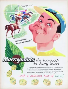 Horse Racing Illustration Prints: Murraymints