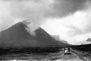 Black And White Car Images Prints: Open Plain