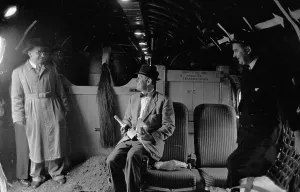 Black And White Horse Photos Prints: On The Plane
