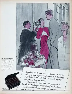 Vintage Advertising Photography Prints: Rowntree's Black Magic