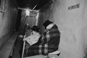 London During World War II Prints: Sleeping Through The Blitz