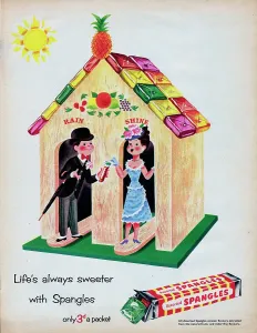 Vintage Advertisement Prints: Spangles