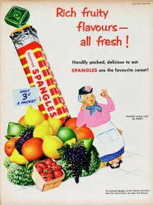 Vintage Food Advertising Prints: Spangles