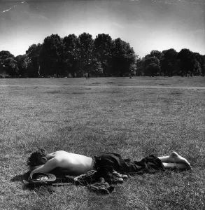 London Hyde Park Prints: Sunbather