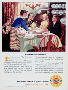 Retro Advertising Posters Prints: Sunblest Bread