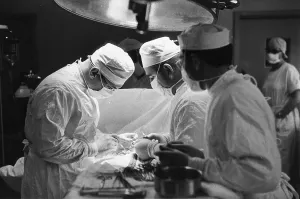 Black And White Medical Images Prints: Surgery