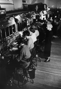 Hull Telephone Exchange Print 1955