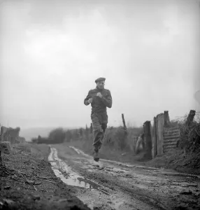 Eddie Thomas Training Print, 13th March 1948
