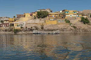 The picturesque Shallal village on Lake Nasser The picturesque Shallal village on Lake Nasser