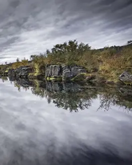 Tranquil Lake Reflections Prints: Pingvellir