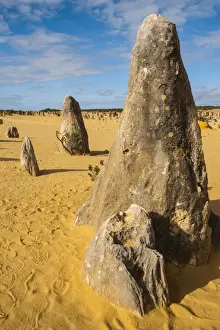 Pinnacles Limestone Formations Prints: The Pinnacles limestone formations, Nambung National Park, Western Australia