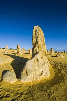 Barren Desert Scenes Prints: The Pinnacles limestone formations, Nambung National Park, Western Australia