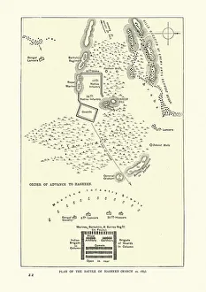 Plan of the Battle of Hasheen March 20th 1885, Mahdist War Plan of the Battle of Hasheen March 20th 1885, Mahdist War