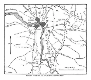 Plan of Richmond and the surrounding country Plan of Richmond and the surrounding country
