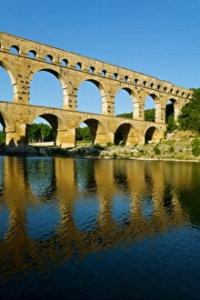 Pont Du Gard, Roman Bridge, Nimes, France Pont Du Gard, Roman Bridge, Nimes, France