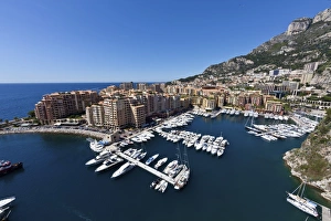 Port Fontvieille harbour, Monaco-Fontvieille, Monte Carlo, principality of Monaco Port Fontvieille harbour, Monaco-Fontvieille, Monte Carlo, principality of Monaco