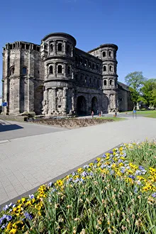Porta Nigra, a Roman city gate, Trier, Rhineland-Palatinate, Germany, Europe Porta Nigra, a Roman city gate, Trier, Rhineland-Palatinate, Germany, Europe